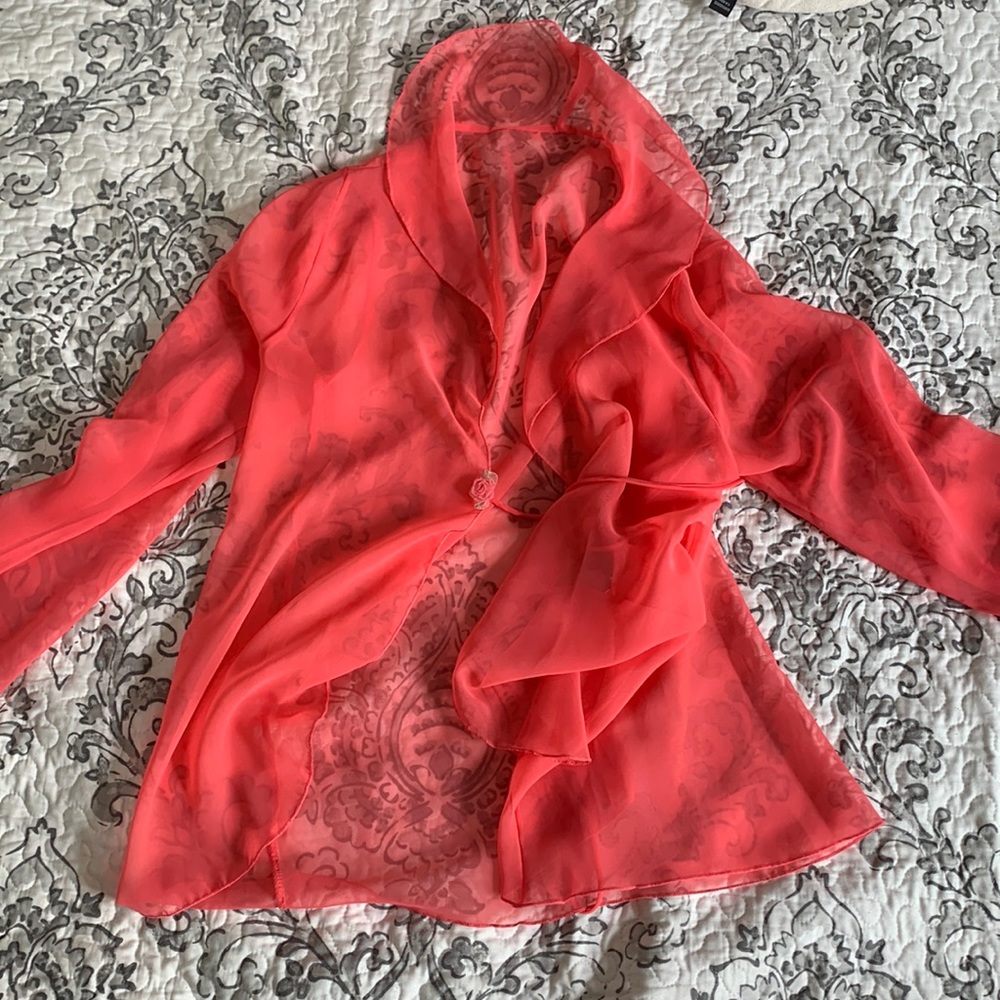Vintage Shirley of Hollywood front- tie blouse